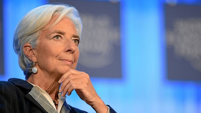 Christine Lagarde at the Annual Meeting of the World Economic Forum