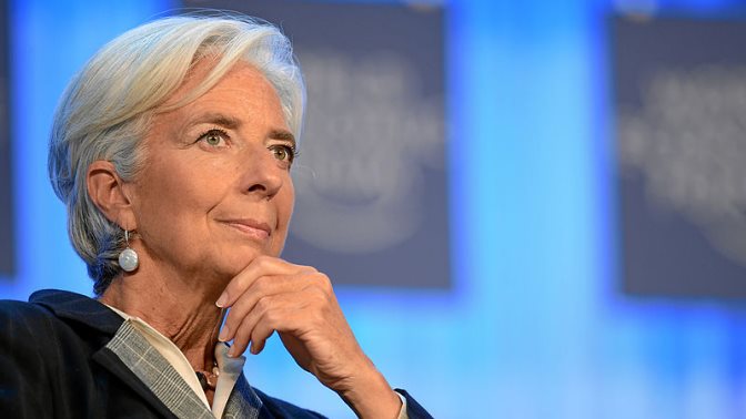 Christine Lagarde at the Annual Meeting of the World Economic Forum