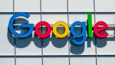 Google logo displayed at one of their office buildings in Silicon Valley