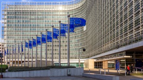 European Union Commission building in Brussels