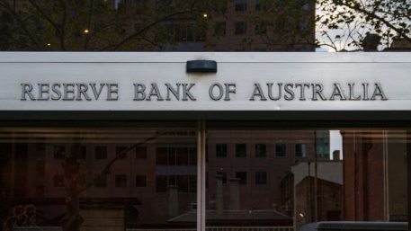 Reserve bank of Australia building in Melbourne CBD, Australia