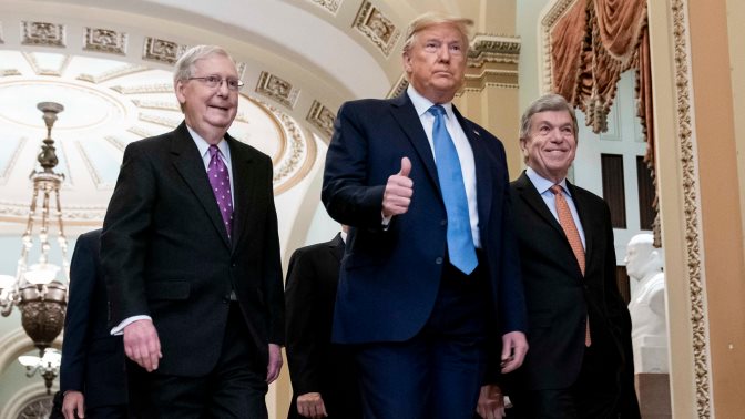 President Trump and Vice President Pence on Capitol Hill