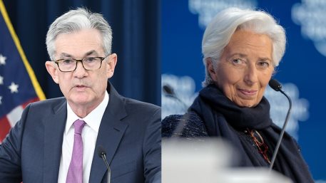 Jerome Powell and Christine Lagarde