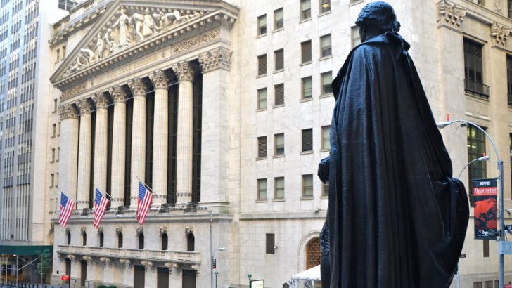 Federal Hall, Wall street, New York City, USA