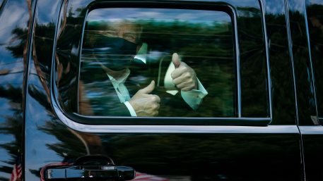 President Trump Greets Supporters