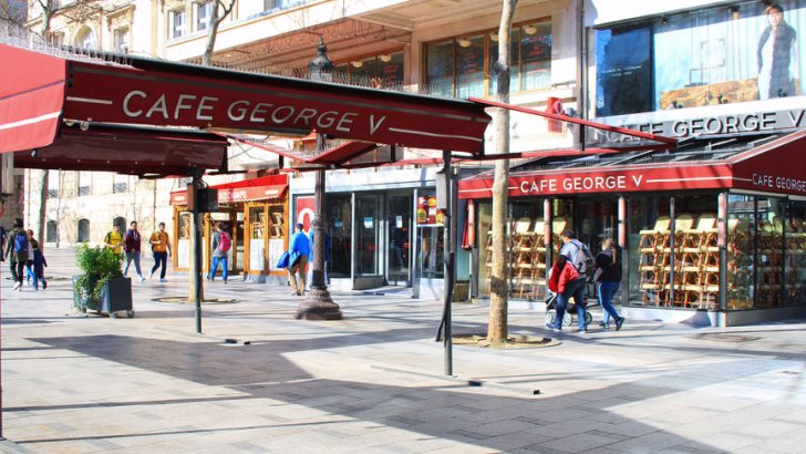 Closed Restaurants on the Champs Elysees in Paris