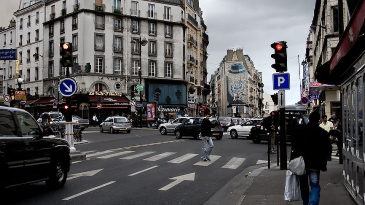 Streets of Paris, France