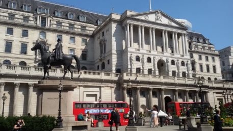 The Bank of England in Londin, UK